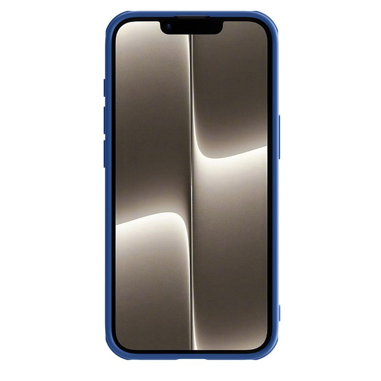 NILLKIN Camshield Pro Series for iPhone 16e Case PC + TPU Slide Camera Lid Phone Cover - Blue