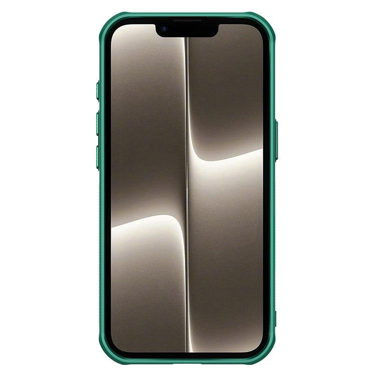 NILLKIN Iceblade Prop For iPhone 16e Case Compatible with MagSafe Lens Frame Kickstand PC + TPU Phone Cover - Green