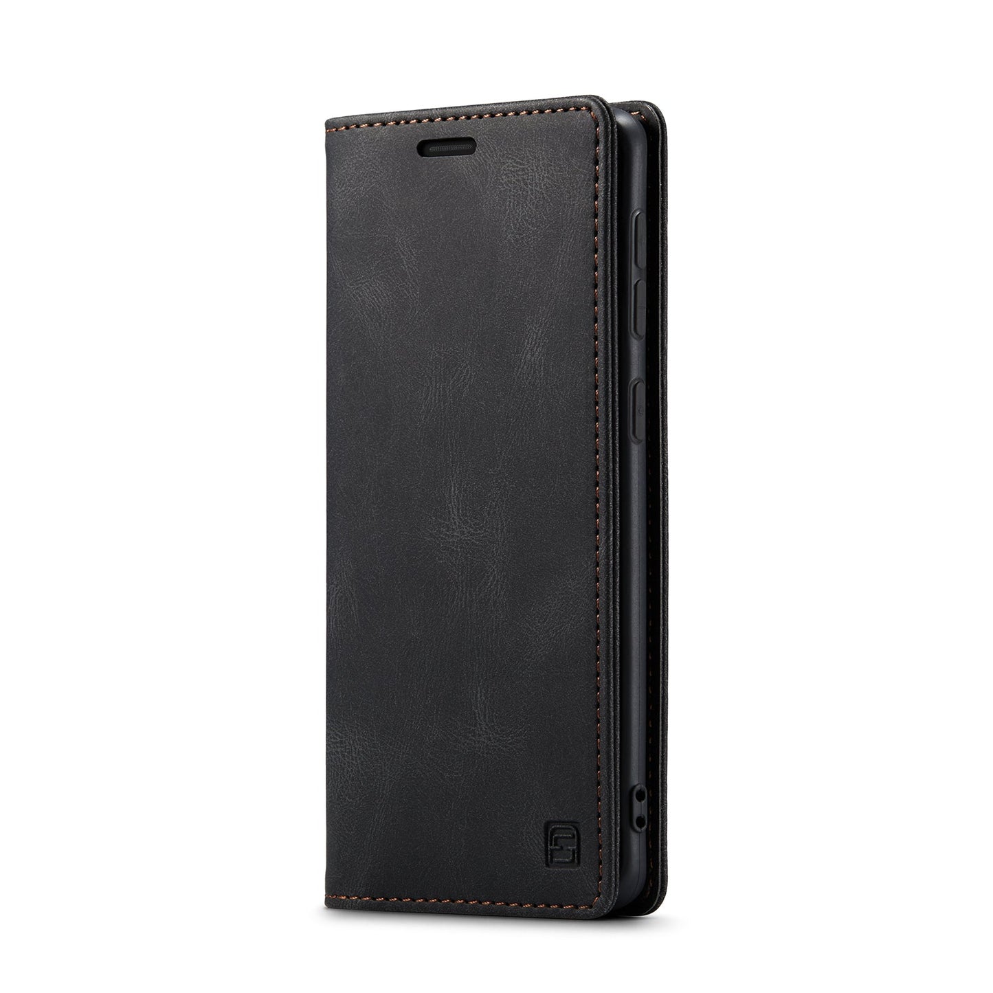 For Samsung Galaxy M31 Prime / Galaxy M21s / Galaxy F14 4G / Galaxy M31 Wallet Case AUTSPACE A01 Leather Stand Cover with RFID Blocking Card Holder - Black