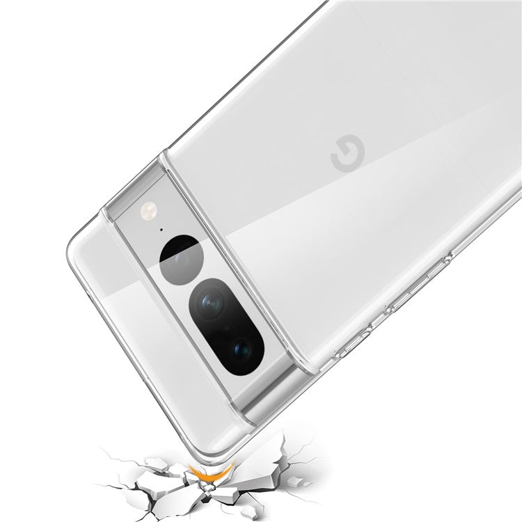 Soft TPU Case for Google Pixel 7 Pro 5G, Anti-fingerprint Scratch-resistant Transparent Phone Cover