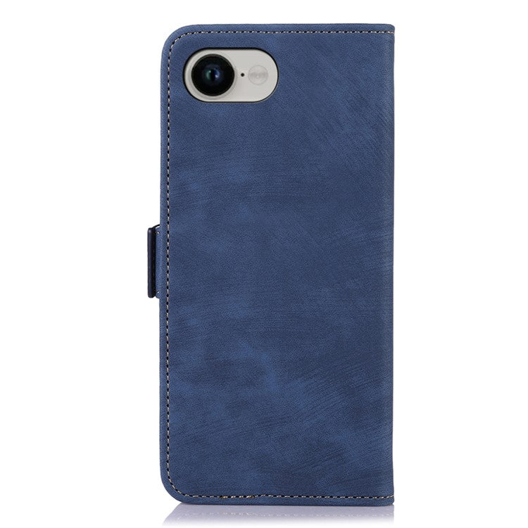 ABEEL For iPhone 16e Case Flip Wallet with Stand Retro Leather Phone Cover - Blue