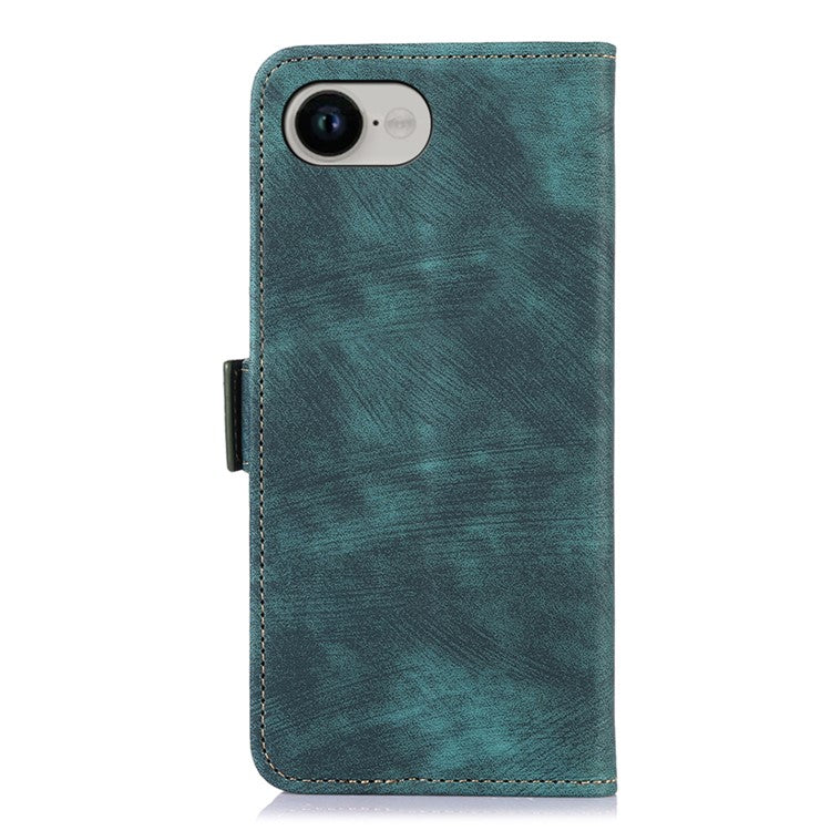 ABEEL For iPhone 16e Case Flip Wallet with Stand Retro Leather Phone Cover - Green