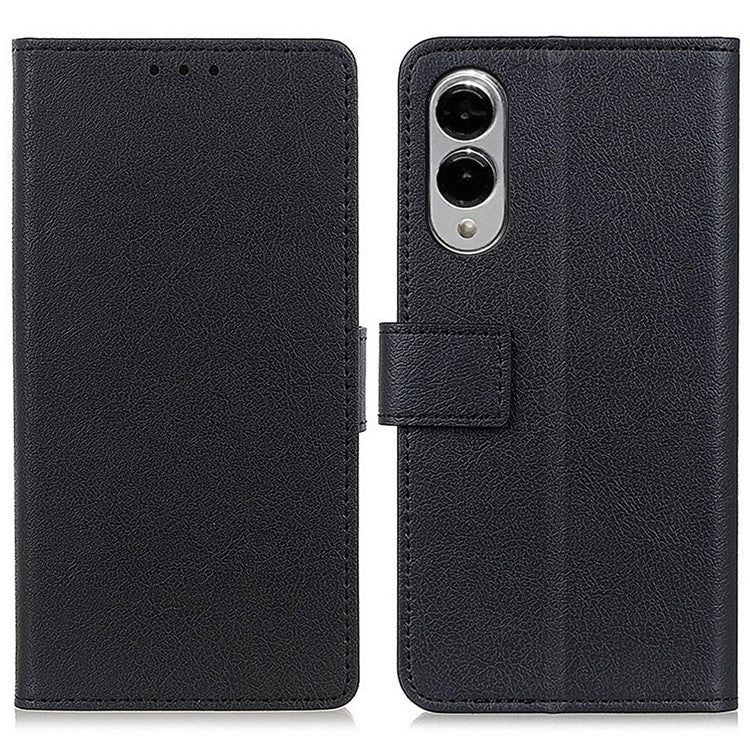 For Samsung Galaxy S25 Edge Case PU Leather Stand Wallet Phone Cover