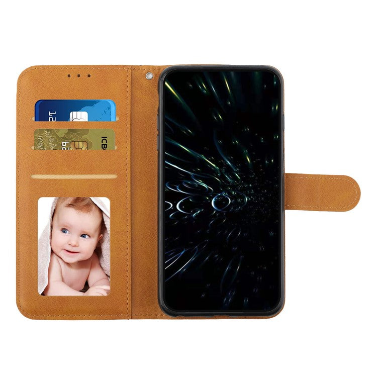 For Oppo Reno13 5G (Global) Case Wallet Leather Stand Protective Phone Cover - Yellow