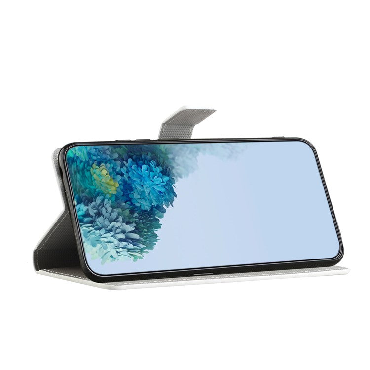 For Samsung Galaxy S25 Edge Case Pattern Print PU Leather Wallet Phone Cover - Jelly Fish