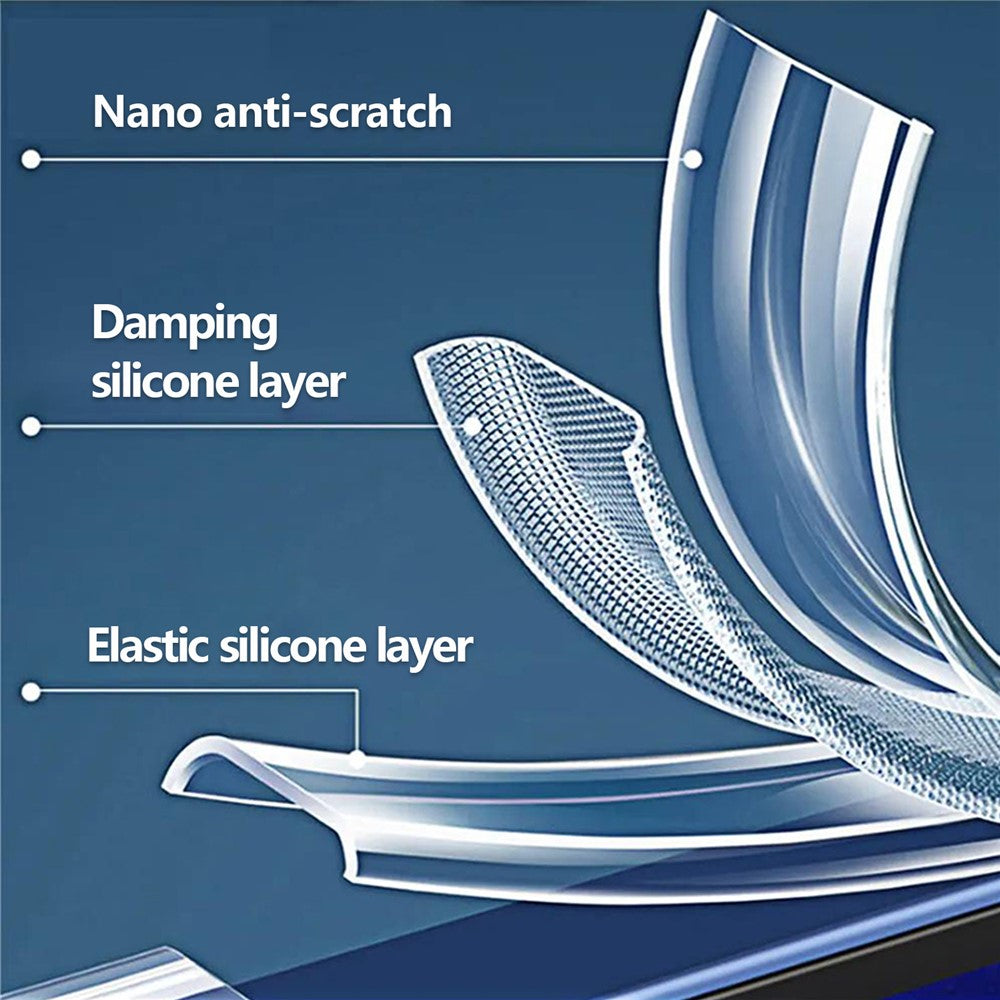 For Oppo Reno13 Pro 5G Clear Phone Case KALEBOL 1.5mm TPU Shockproof Phone Cover - Transparent