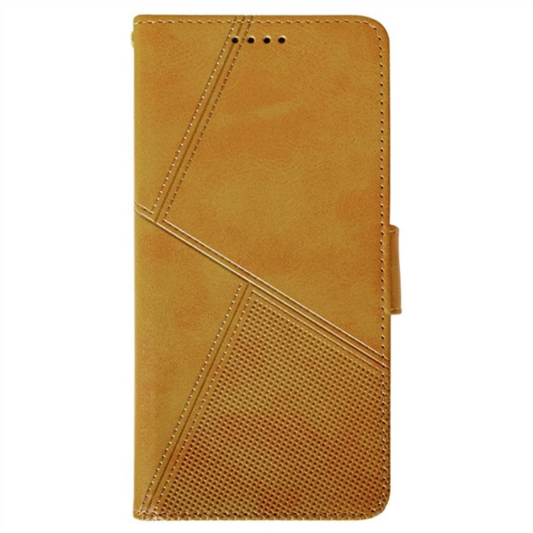 IDEWEI For Oppo Reno13 F 5G Case Leather Wallet Phone Cover Stand Calf Texture - Brown