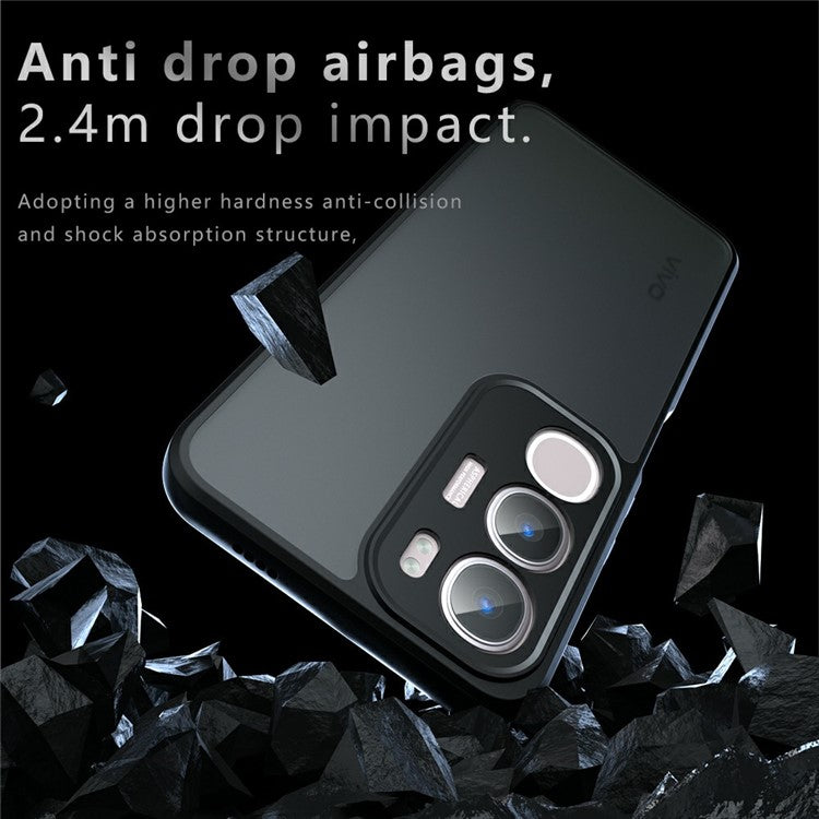 For vivo Y29 5G  /  Y19s 4G Case Drop Proof TPU + PC Matte Back Phone Cover