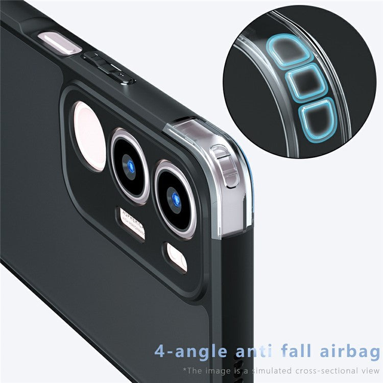 For vivo Y29 5G  /  Y19s 4G Case Drop Proof TPU + PC Matte Back Phone Cover