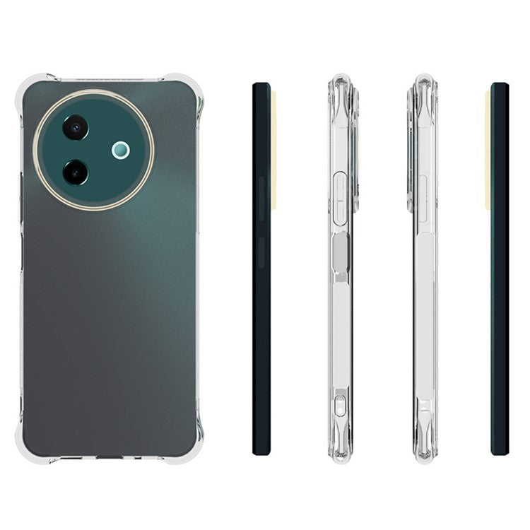 For vivo Y39 5G Clear Case Anti-Shock TPU Phone Cover Reinforced Corners