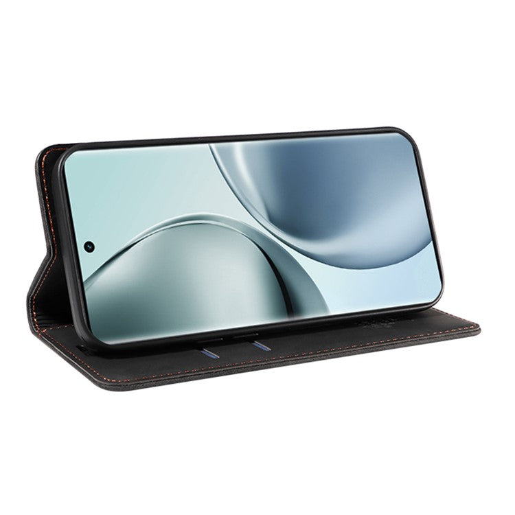 BETOPNICE 003 For Realme 14 Pro 5G Case Wallet Leather Phone Cover with Stand - Black