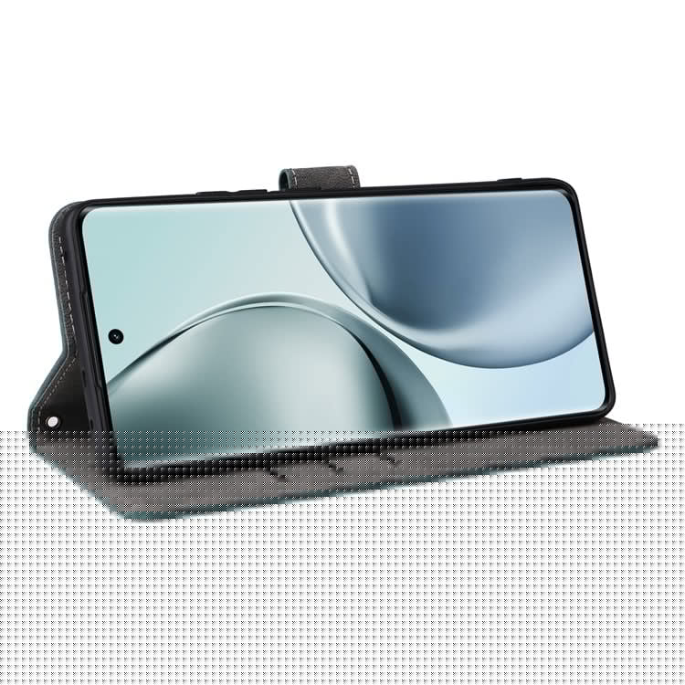 For Realme 14 Pro 5G Case Wallet RFID Blocking PU Leather Cover Viewing Stand - Green