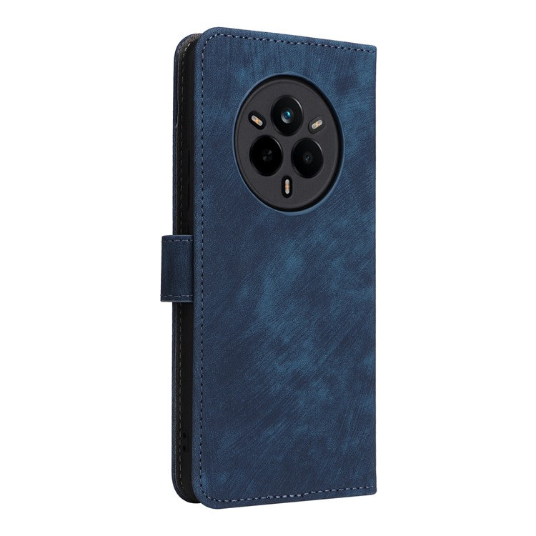 For Realme 14 Pro 5G Case Wallet RFID Blocking PU Leather Cover Viewing Stand - Blue