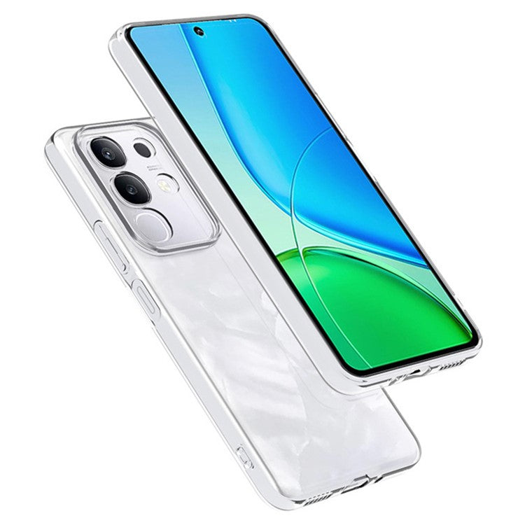 For vivo Y29 4G Back Cover Ultra Thin Flexible TPU Clear Phone Case
