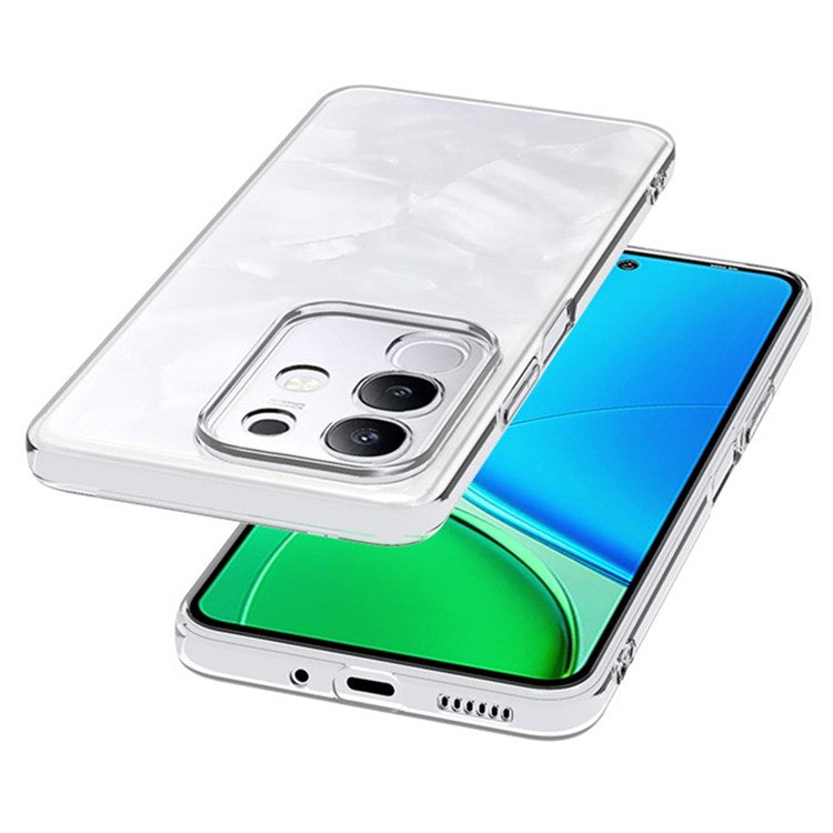 For vivo Y29 4G Back Cover Ultra Thin Flexible TPU Clear Phone Case