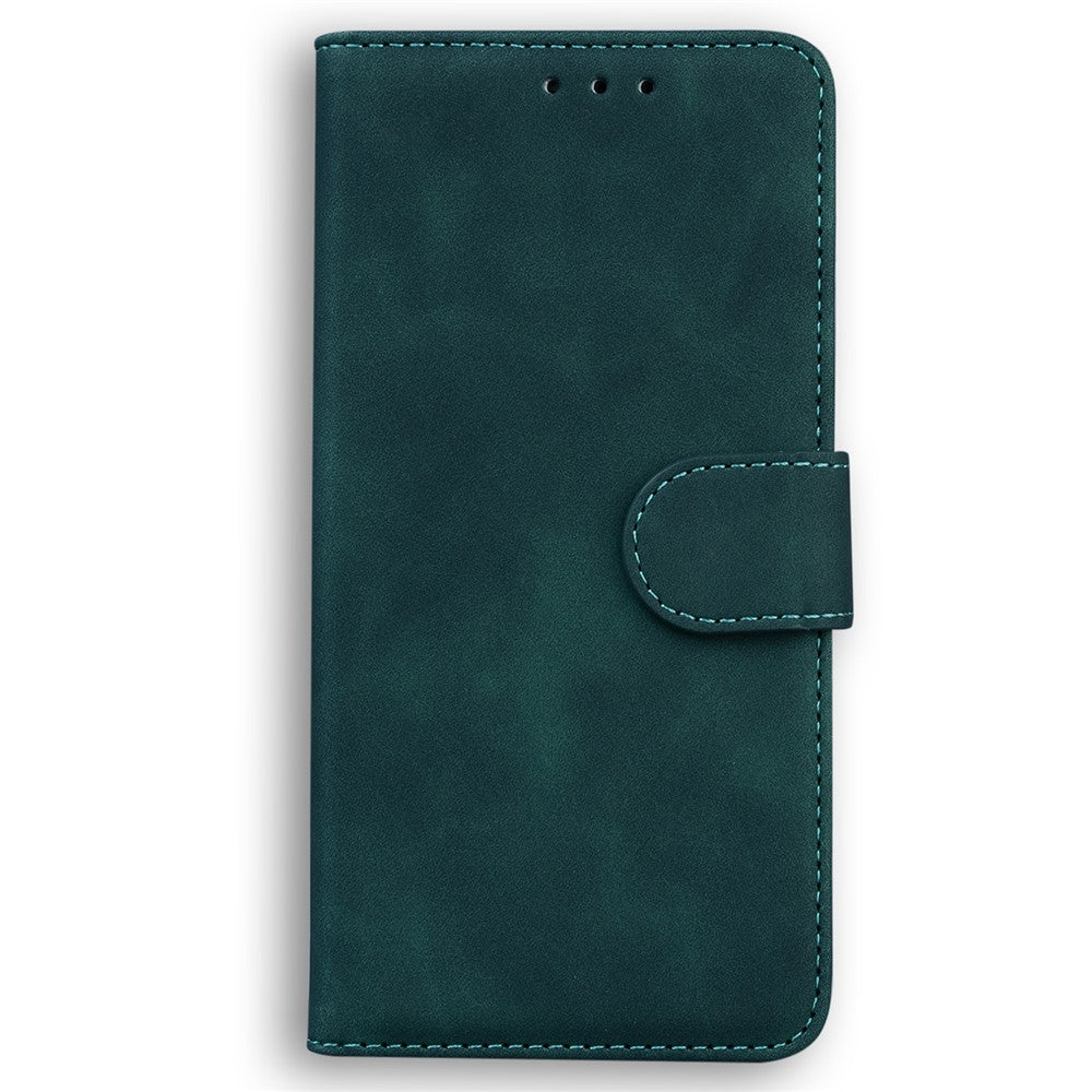 For Oppo Reno13 5G (Global) Case Solid Color Leather Wallet Phone Cover - Green