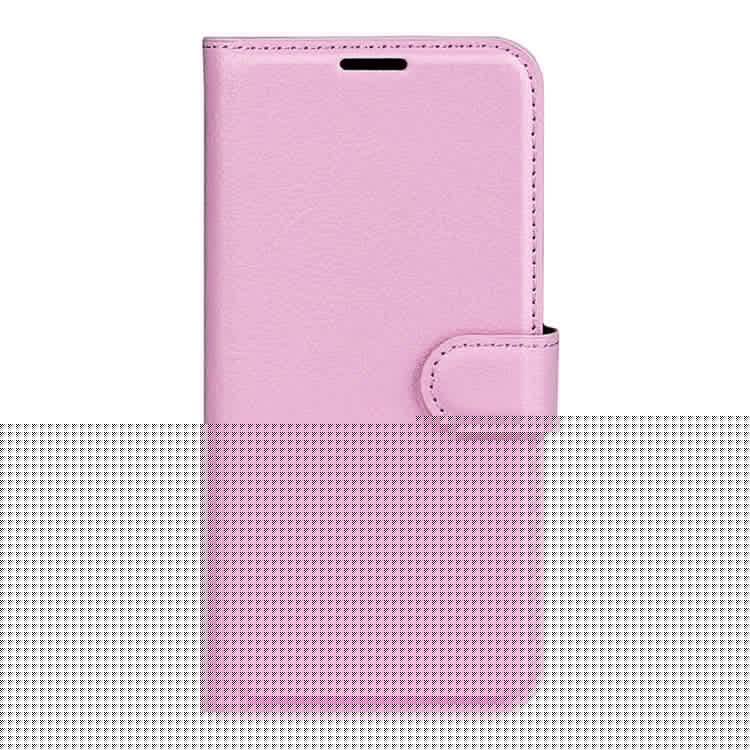 For Realme 14x 4G Case Litchi Texture Shockproof Leather Wallet Phone Cover - Pink