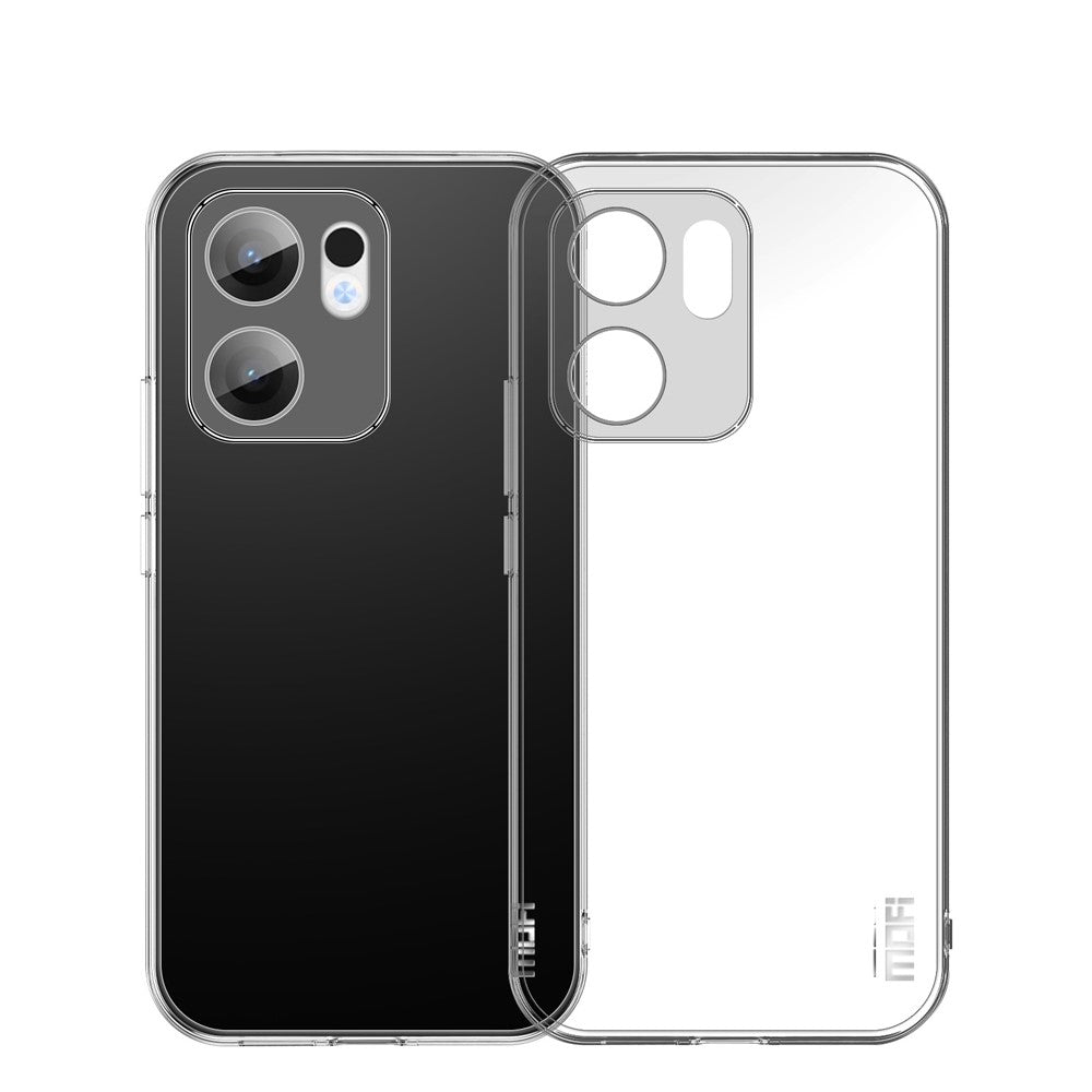For Oppo Reno13 F 4G / Oppo Reno13 F 5G Clear Phone Case MOFI Ultra-Thin TPU Phone Back Cover - Transparent