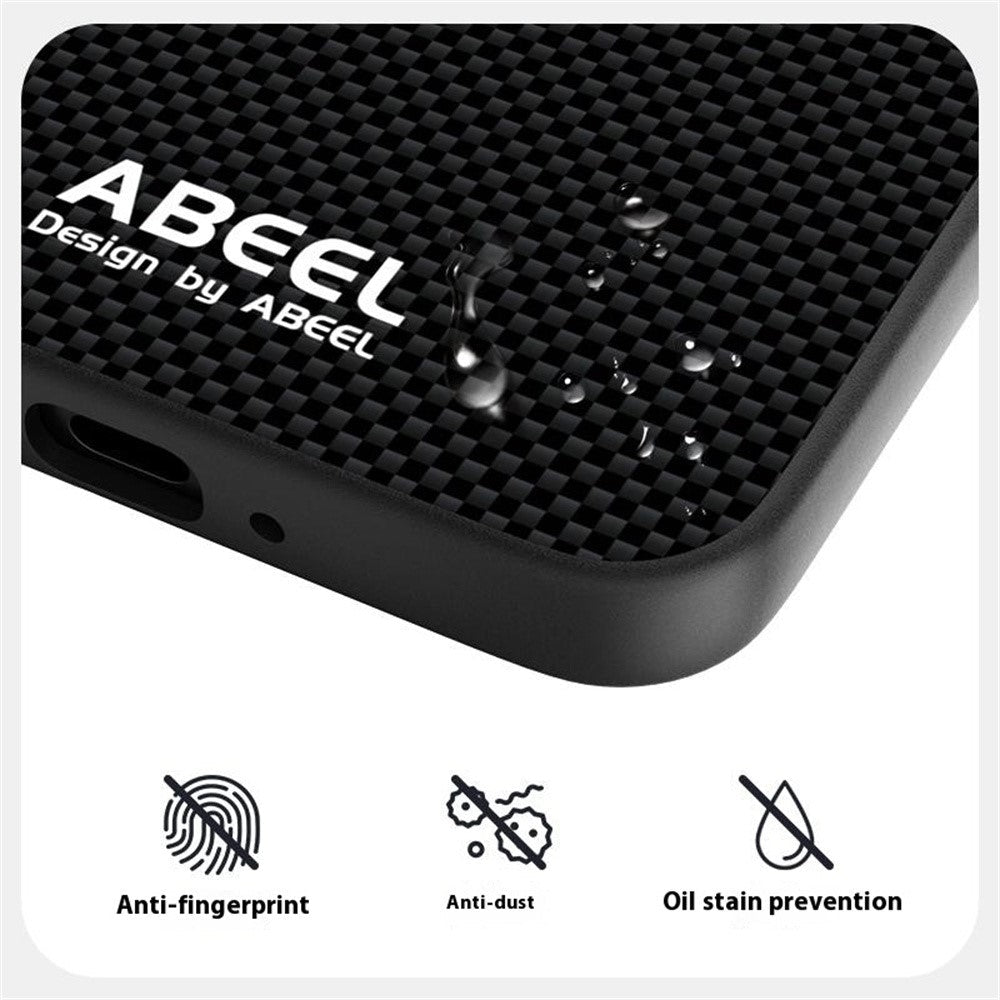 ABEEL For Oppo Reno13 Pro 5G Case Compatible with MagSafe Printed PC TPU Aluminum Alloy Leather Phone Cover - Black
