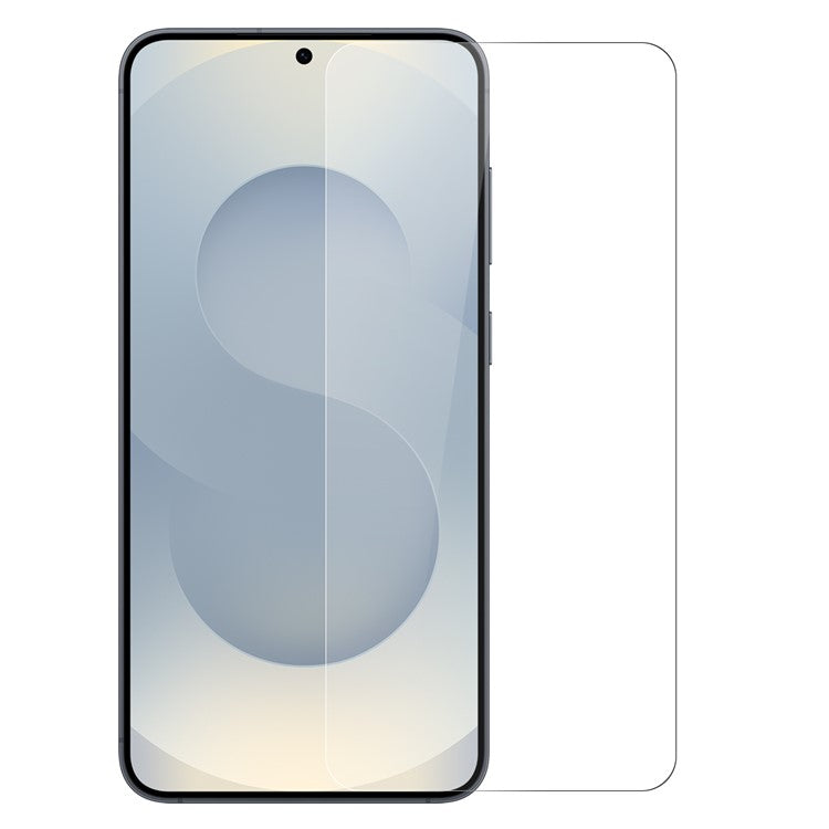 NORTHJO For Samsung Galaxy S25 Edge TPU Phone Case + Tempered Glass Film (Support Fingerprint Unlock) - Transparent