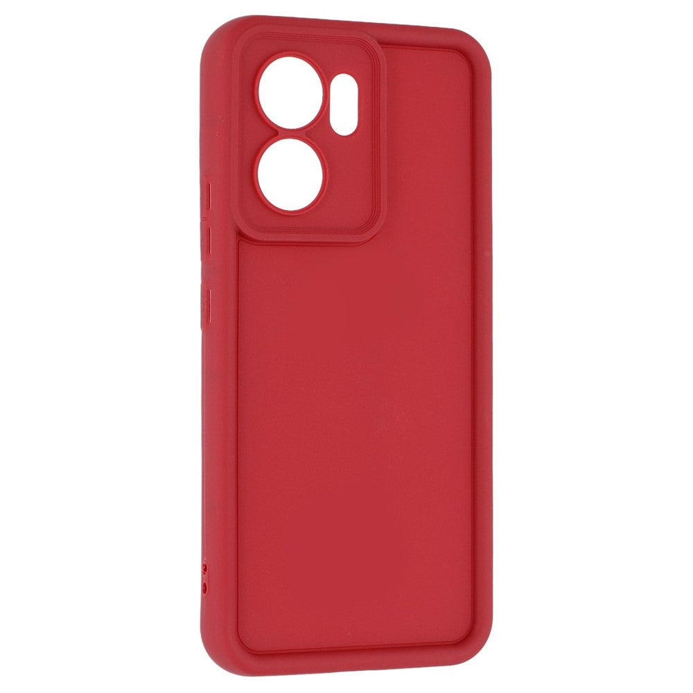 For Oppo Reno13 F 5G / Reno13 F 4G Case Grooved Design TPU Anti Slip Phone Cover - Red