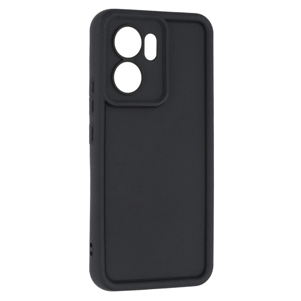 For Oppo Reno13 F 5G / Reno13 F 4G Case Grooved Design TPU Anti Slip Phone Cover - Black