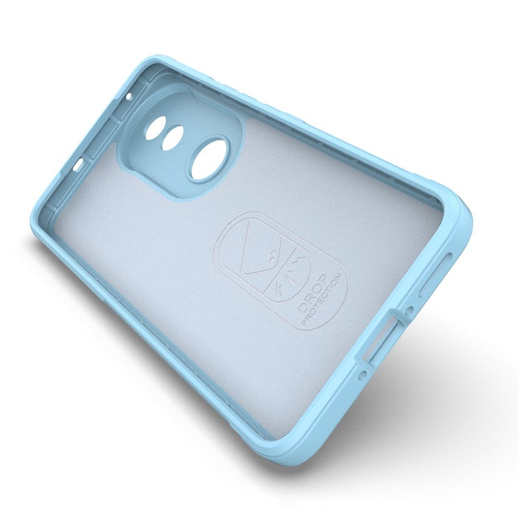 For vivo V50 5G Case Anti-Drop Soft TPU Rugged Phone Back Cover - Baby Blue