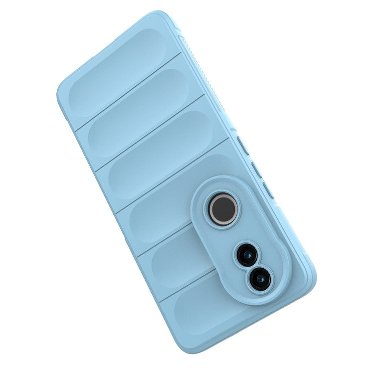 For vivo V50 5G Case Anti-Drop Soft TPU Rugged Phone Back Cover - Baby Blue
