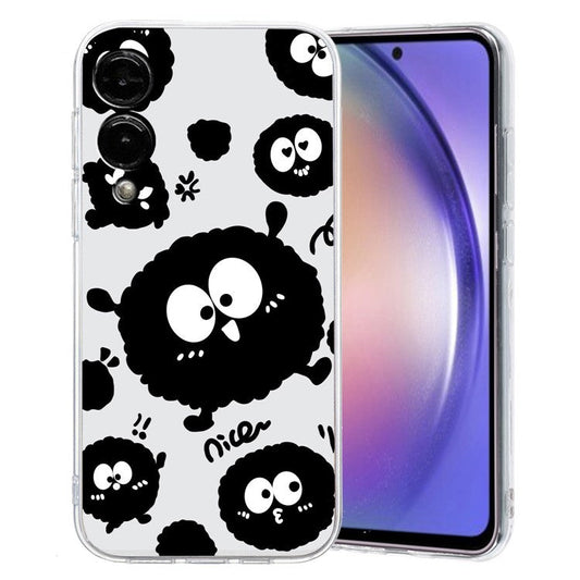 For Samsung Galaxy S25 Edge Case Soft TPU Phone Back Cover Pattern Printing - Black Eyeball