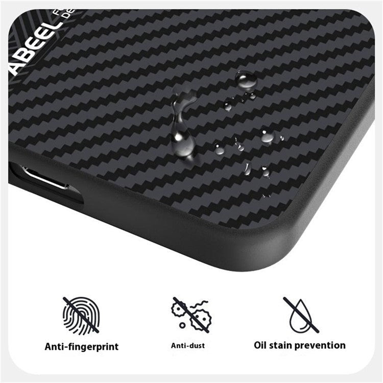 ABEEL For Samsung Galaxy S25 Edge Case PC + TPU + Aluminum Alloy + PU Leather Phone Cover Compatible with MagSafe - Texture 1