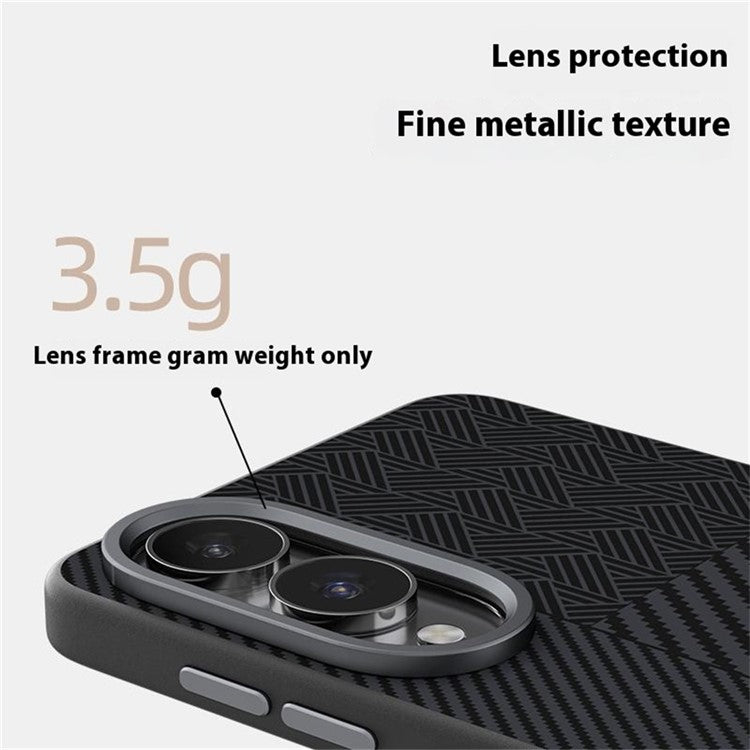 ABEEL For Samsung Galaxy S25 Edge Case PC + TPU + Aluminum Alloy + PU Leather Phone Cover Compatible with MagSafe - Texture 1