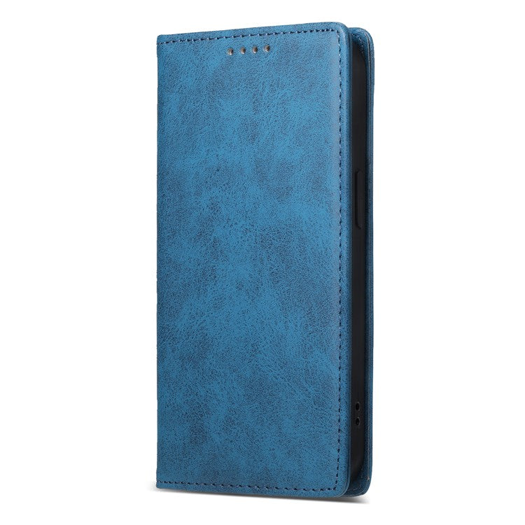 For Realme 14 Pro 5G Wallet Case RFID Blocking PU Leather Phone Cover - Blue