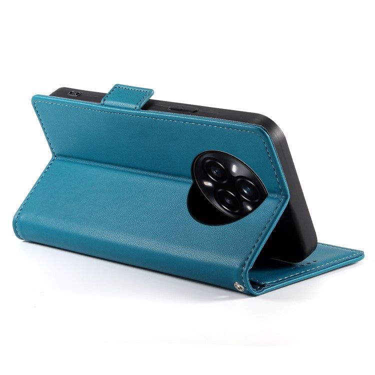 For Realme 14 Pro 5G Stand Case PU Leather Wallet Phone Cover - Blue