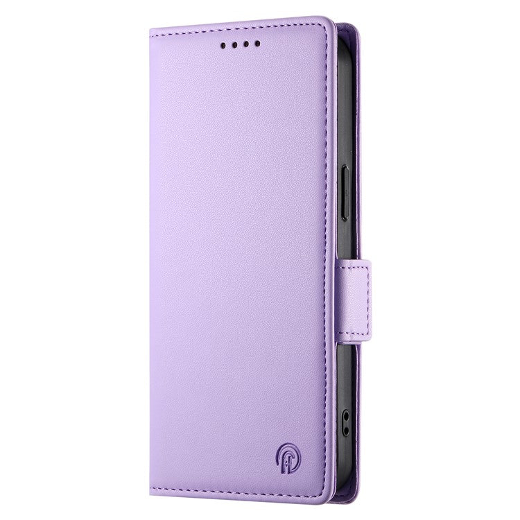 For vivo V50 5G Stand Case PU Leather Wallet Phone Cover - Purple