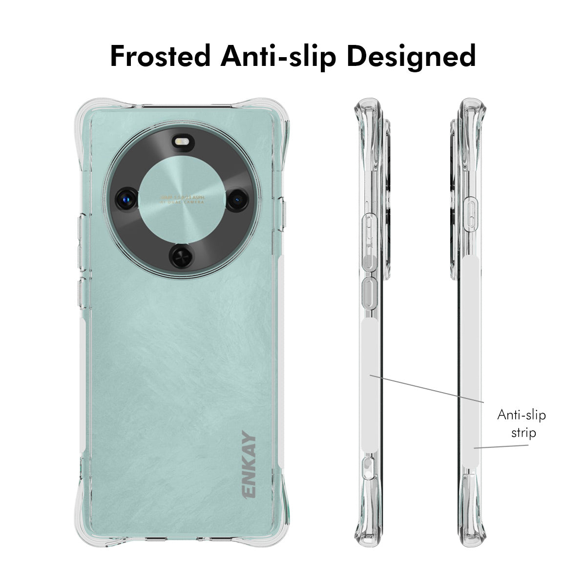 For Realme 14 Pro 5G Clear Phone Case ENKAY HAT PRINCE Shockproof Anti-slip TPU Cover - Transparent