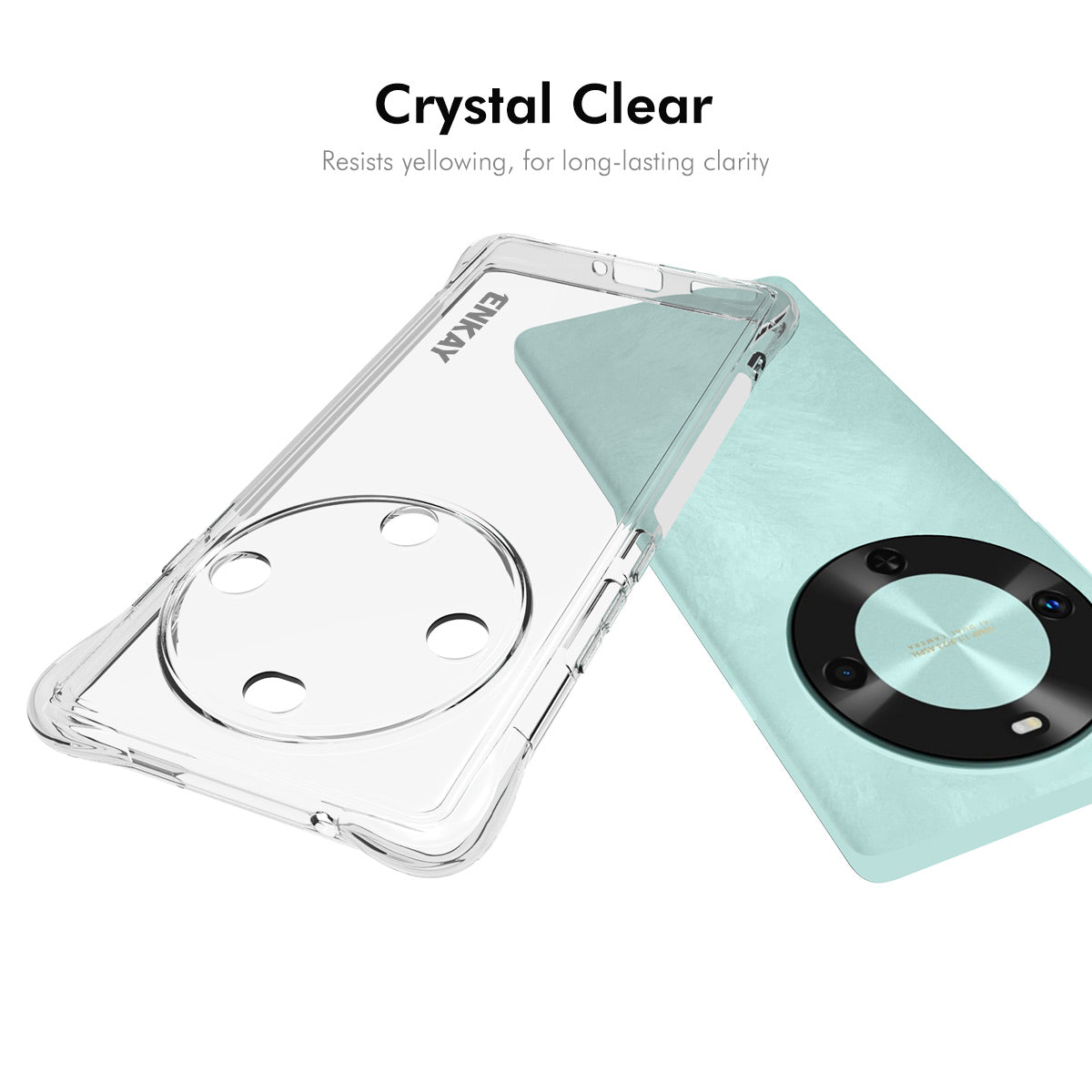 For Realme 14 Pro 5G Clear Phone Case ENKAY HAT PRINCE Shockproof Anti-slip TPU Cover - Transparent