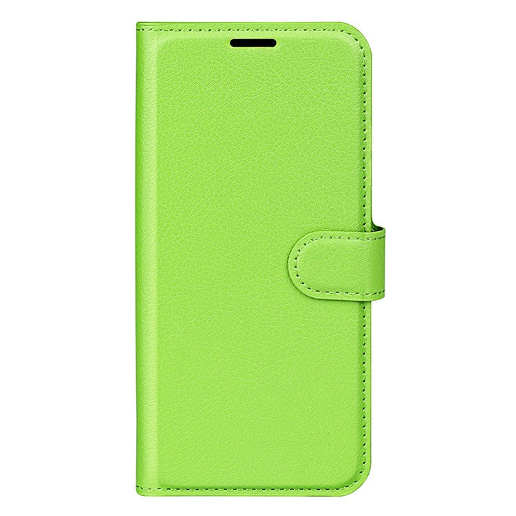 For vivo V50 Lite 5G Case Litchi Texture Shockproof Leather Wallet Phone Cover - Green