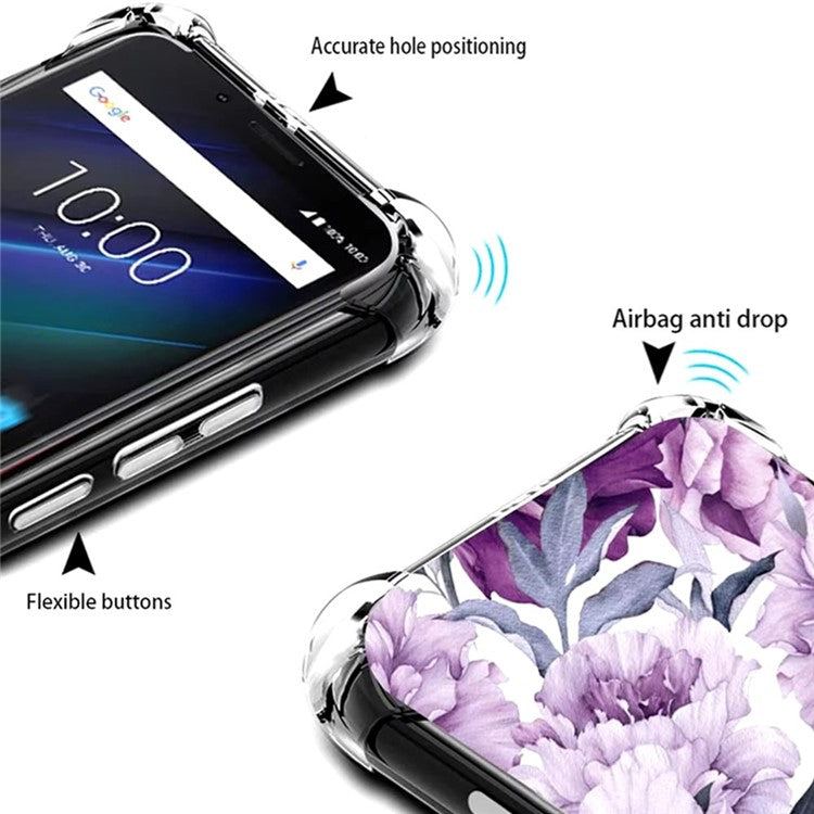 SHANWO For Samsung Galaxy S25 Edge TPU Clear Case 1.5mm Shockproof Mobile Back Cover