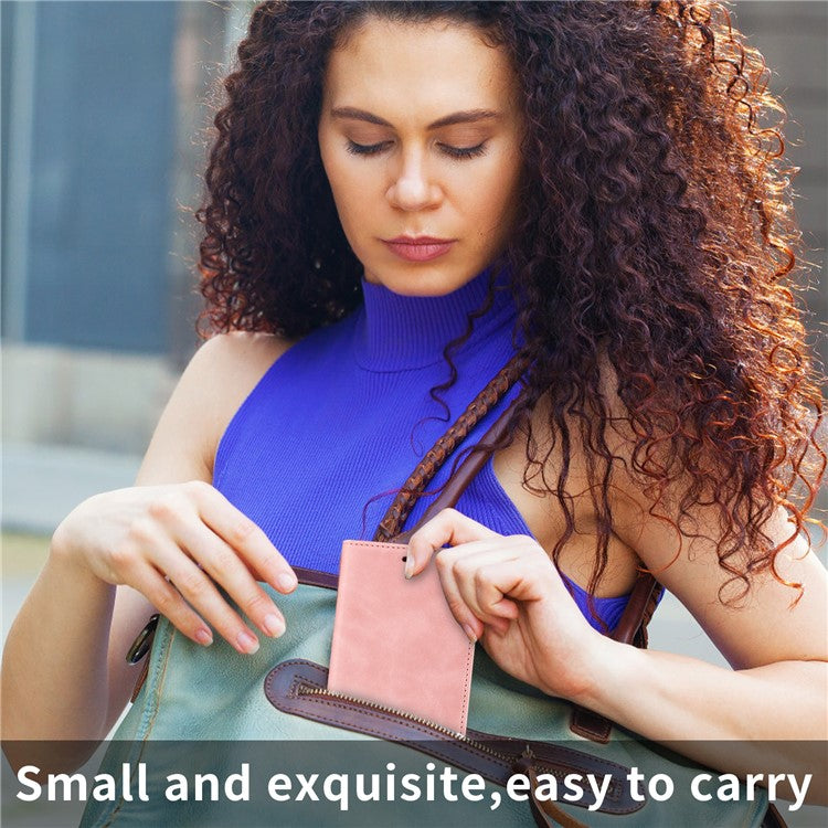 BETOPNICE 003 For vivo Y29s 5G  /  Y04 4G Case Magnetic Closure RFID Blocking Wallet Stand Leather Phone Cover - Pink