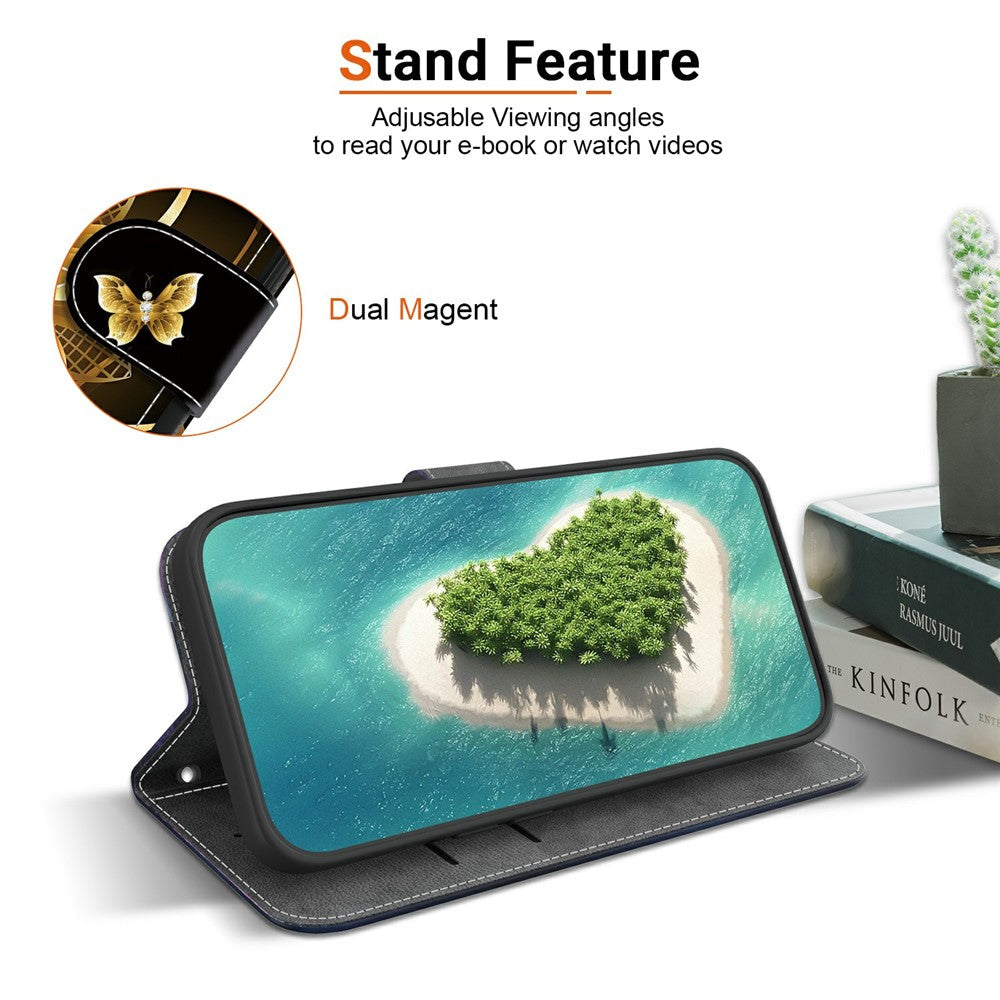 For Oppo Reno13 F 5G Case Pattern Printing Anti-Drop Leather Flip Wallet Phone Cover with Lanyard - Golden Flower