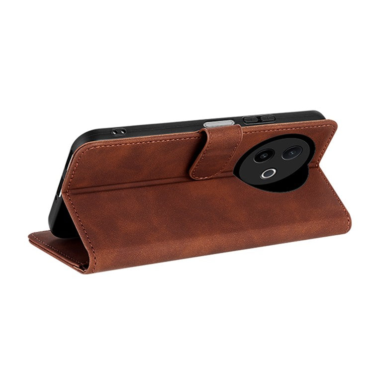 AZNS For vivo Y300i 5G  /  Y39 5G Case PU Leather Wallet Phone Cover - Brown