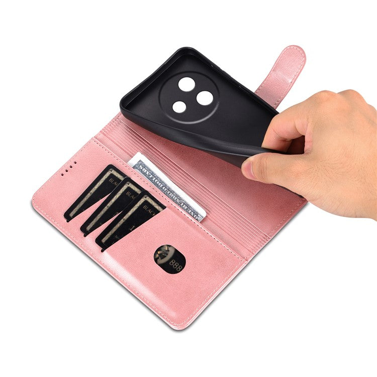 AZNS For vivo Y300i 5G  /  Y39 5G Case PU Leather Wallet Phone Cover - Rose Gold
