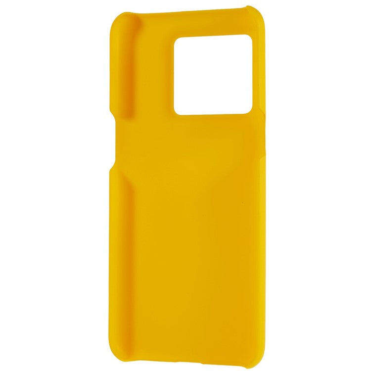 For OnePlus Ace Pro 5G / 10T 5G Rubberized Phone Case Glossy Hard PC Non-Slip Shockproof Cove - Yellow