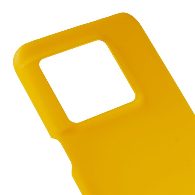 For OnePlus Ace Pro 5G / 10T 5G Rubberized Phone Case Glossy Hard PC Non-Slip Shockproof Cove - Yellow