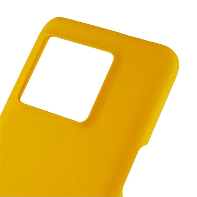 For OnePlus Ace Pro 5G / 10T 5G Rubberized Phone Case Glossy Hard PC Non-Slip Shockproof Cove - Yellow