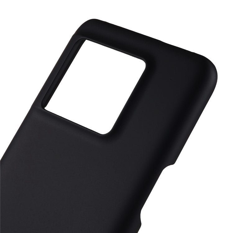 For OnePlus Ace Pro 5G / 10T 5G Rubberized Phone Case Glossy Hard PC Non-Slip Shockproof Cove - Black