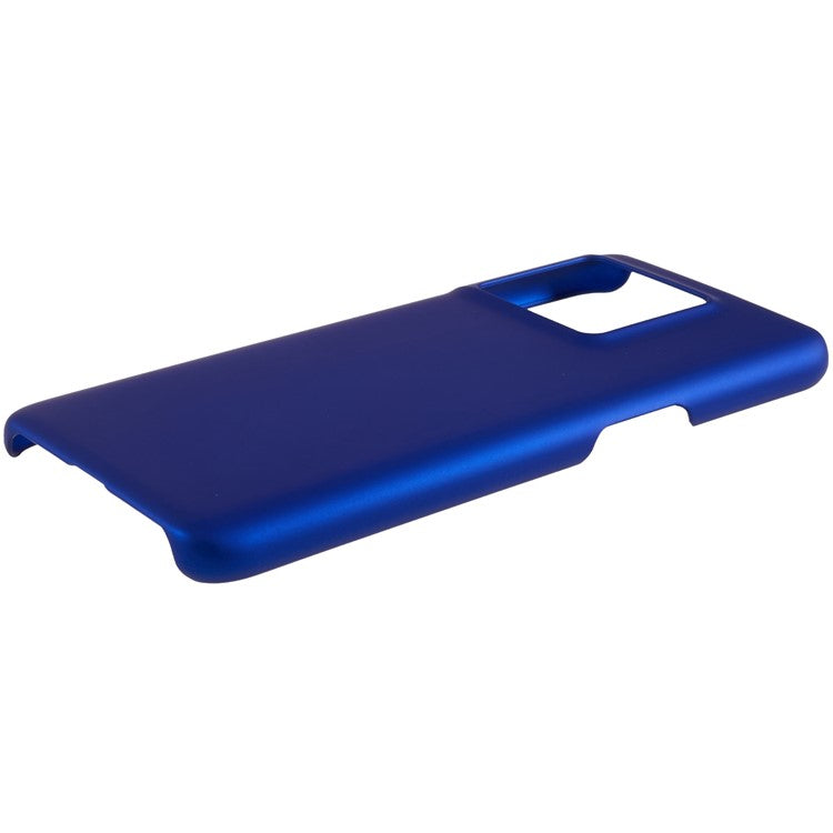For OnePlus Ace Pro 5G / 10T 5G Rubberized Phone Case Glossy Hard PC Non-Slip Shockproof Cove - Blue