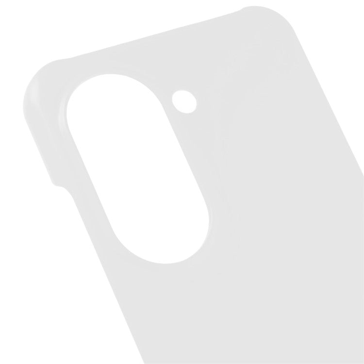 For Asus Zenfone 9 5G Glossy Rubberized Mobile Everyday Case Hard PC Shockproof Defender Phone Cover - White