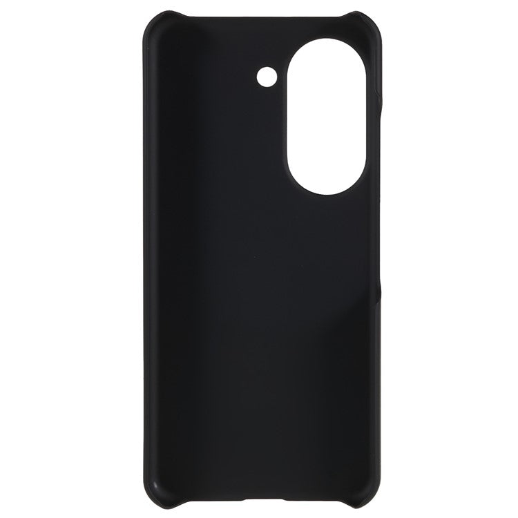 For Asus Zenfone 9 5G Glossy Rubberized Mobile Everyday Case Hard PC Shockproof Defender Phone Cover - Black