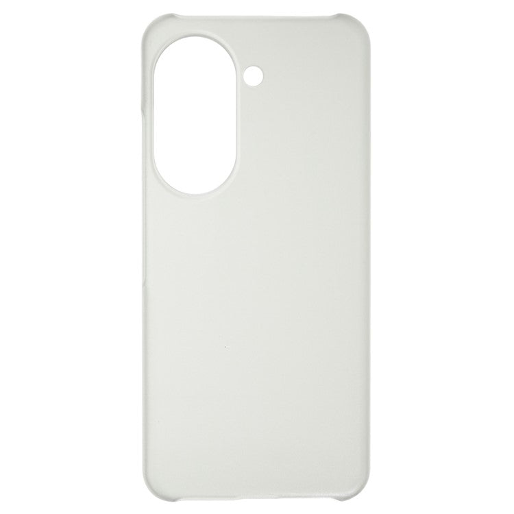 For Asus Zenfone 9 5G Glossy Rubberized Mobile Everyday Case Hard PC Shockproof Defender Phone Cover - Transparent